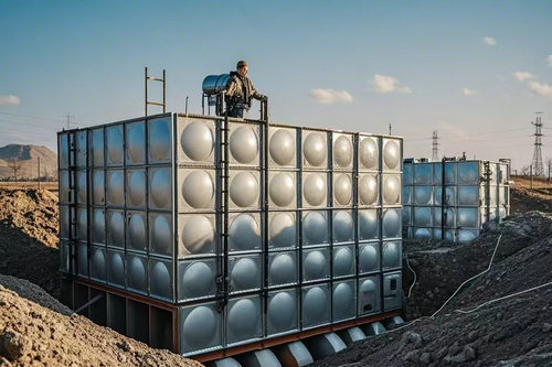 對比一下不銹鋼材質和玻璃鋼材質的運城保溫水箱成本